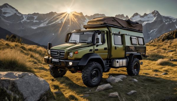 Transformez votre Unimog en camping-car pour expeditions tout terrain